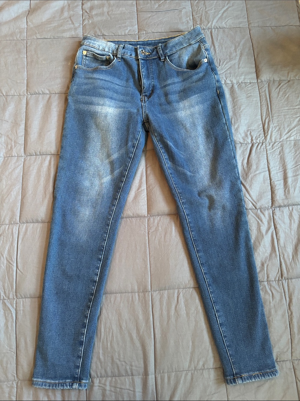 Classic Blue Women’s Fleece Lined Slim Jeans